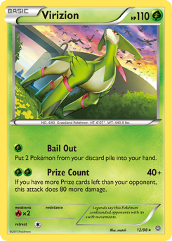 Virizion - Ancient Origins - #12 - Pokemon TCG card