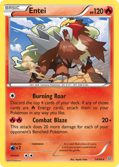 Entei #14 Entei - Ancient Origins - #14 - Pokemon TCG card