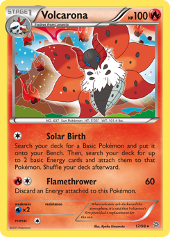 Volcarona #17 Volcarona - Ancient Origins - #17 - Pokemon TCG card