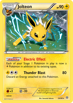 Jolteon - Ancient Origins - #26 - Pokemon TCG card