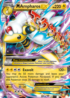 M Ampharos-EX #28 M Ampharos-EX - Ancient Origins - #28 - Pokemon TCG card