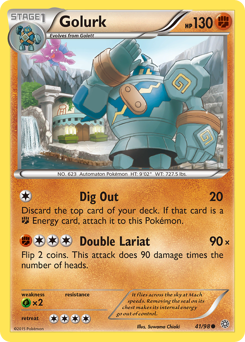 Golurk - Ancient Origins - #41 - Pokemon TCG card