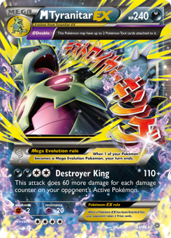 M Tyranitar-EX #43 M Tyranitar-EX - Ancient Origins - #43 - Pokemon TCG card