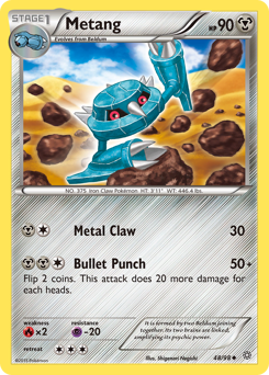 Metang #48 Metang - Ancient Origins - #48 - Pokemon TCG card