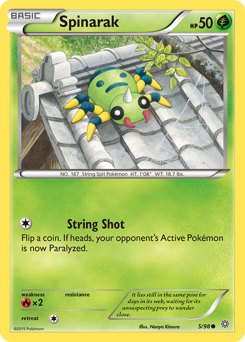 Spinarak - Ancient Origins - #5 - Pokemon TCG card
