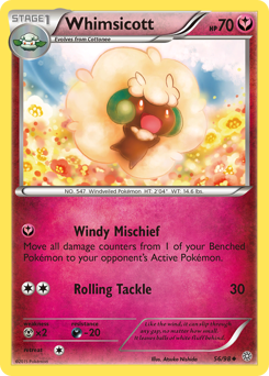 Whimsicott #56 Whimsicott - Ancient Origins - #56 - Pokemon TCG card