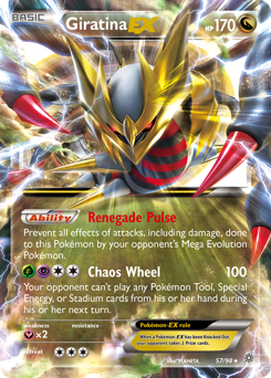 Giratina-EX - Ancient Origins - #57 - Pokemon TCG card