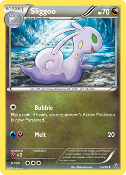 Sliggoo #59 Sliggoo - Ancient Origins - #59 - Pokemon TCG card