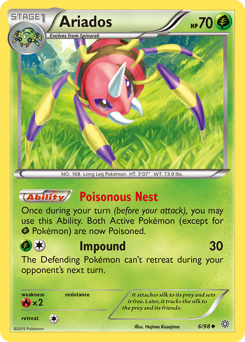 Ariados - Ancient Origins - #6 - Pokemon TCG card