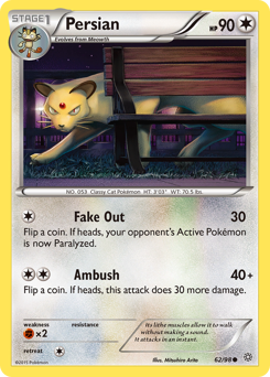 Persian - Ancient Origins - #62 - Pokemon TCG card