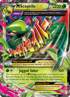 M Sceptile-EX - Ancient Origins - #8 - Pokemon TCG card