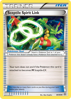 Sceptile Spirit Link #80 Sceptile Spirit Link - Ancient Origins - #80 - Pokemon TCG card