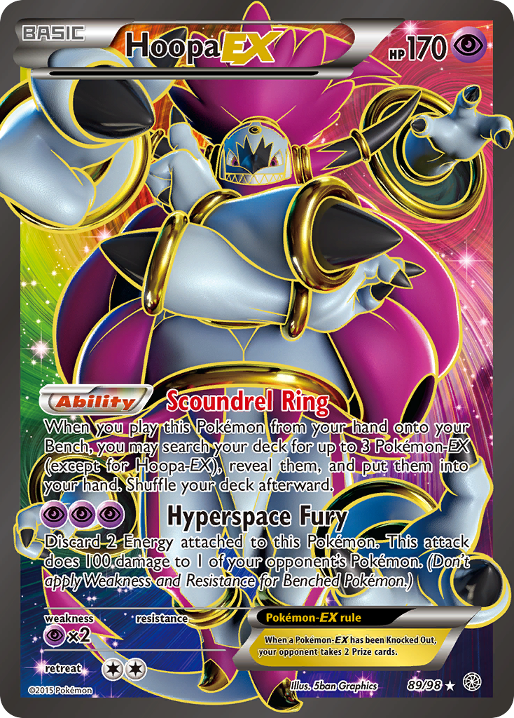 Hoopa-EX - Ancient Origins - #89 - Pokemon TCG card
