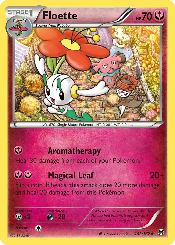 Floette - BREAKthrough - #102 - Pokemon TCG card