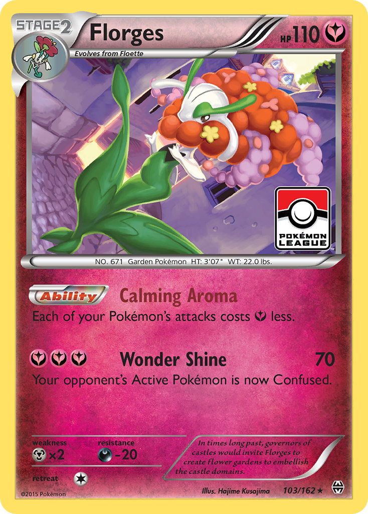 Florges - BREAKthrough - #103 - Pokemon TCG card