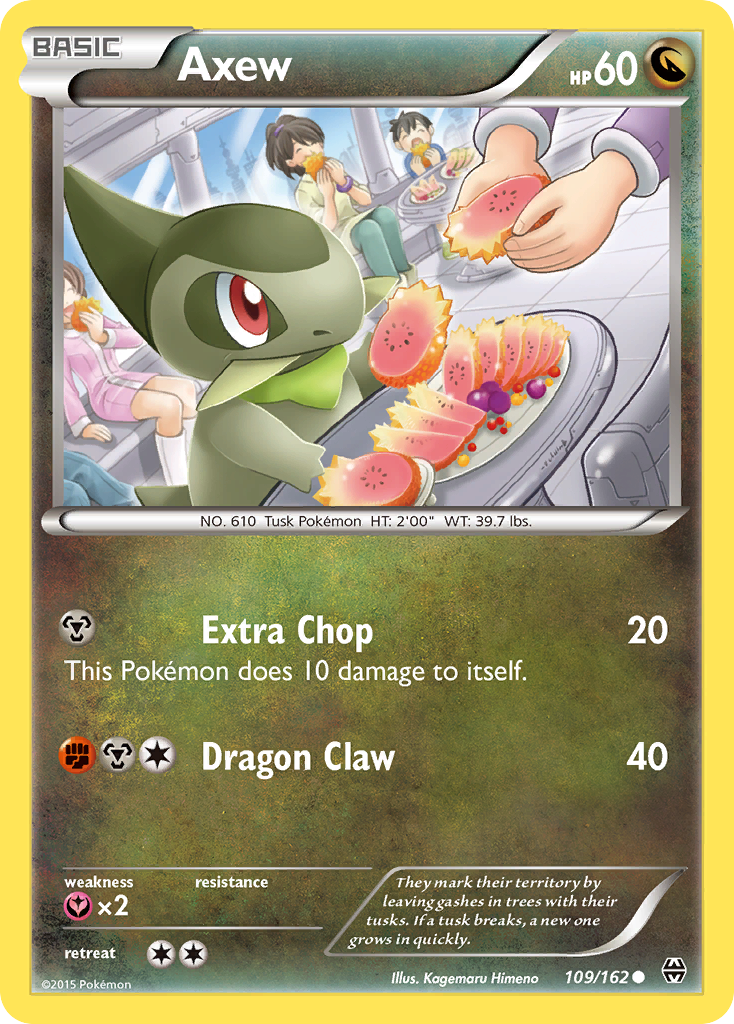 Axew - BREAKthrough - #109 - Pokemon TCG card