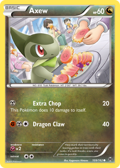 Axew #109 Axew - BREAKthrough - #109 - Pokemon TCG card