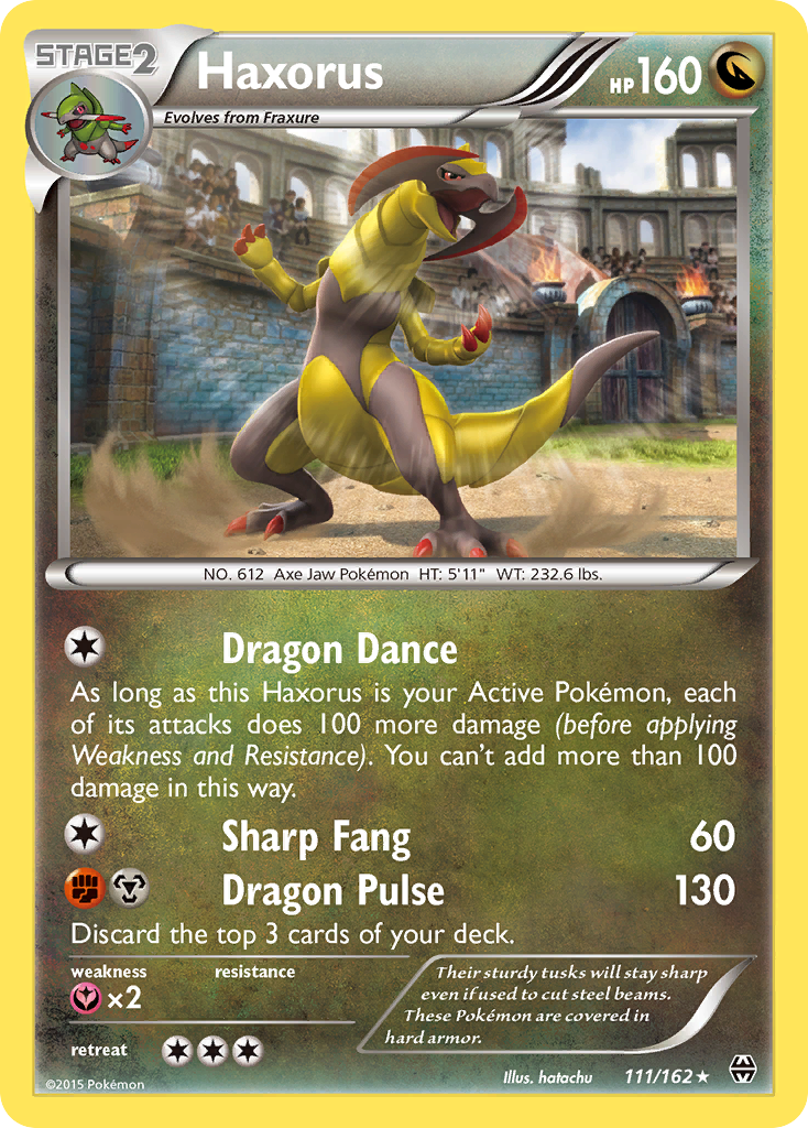 Haxorus - BREAKthrough - #111 - Pokemon TCG card