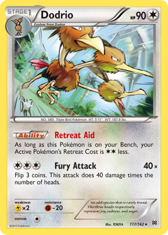 Dodrio #117 Dodrio - BREAKthrough - #117 - Pokemon TCG card