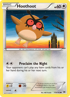 Hoothoot - BREAKthrough - #119 - Pokemon TCG card