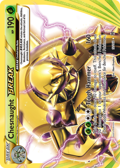 Chesnaught BREAK #12 Chesnaught BREAK - BREAKthrough - #12 - Pokemon TCG card