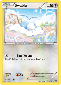 Swablu #124 Swablu - BREAKthrough - #124 - Pokemon TCG card