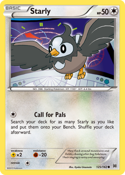 Starly - BREAKthrough - #125 - Pokemon TCG card