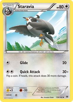Staravia - BREAKthrough - #126 - Pokemon TCG card