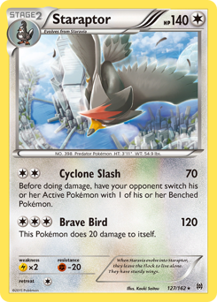 Staraptor #127 Staraptor - BREAKthrough - #127 - Pokemon TCG card