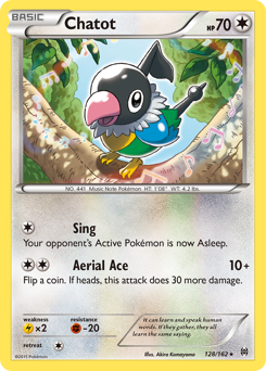 Chatot - BREAKthrough - #128 - Pokemon TCG card