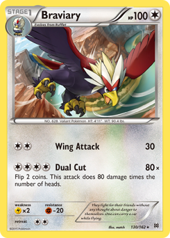 Braviary - BREAKthrough - #130 - Pokemon TCG card