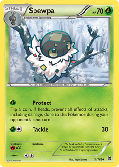 Spewpa #14 Spewpa - BREAKthrough - #14 - Pokemon TCG card