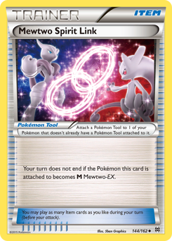 Mewtwo Spirit Link - BREAKthrough - #144 - Pokemon TCG card