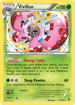 Vivillon - BREAKthrough - #15 - Pokemon TCG card