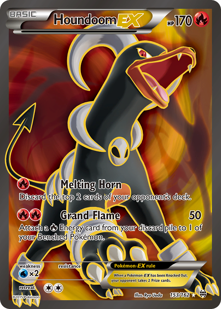 Houndoom-EX - BREAKthrough - #153 - Pokemon TCG card