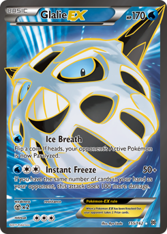 Glalie-EX #155 Glalie-EX - BREAKthrough - #155 - Pokemon TCG card