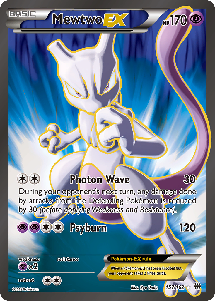 Mewtwo-EX - BREAKthrough - #157 - Pokemon TCG card