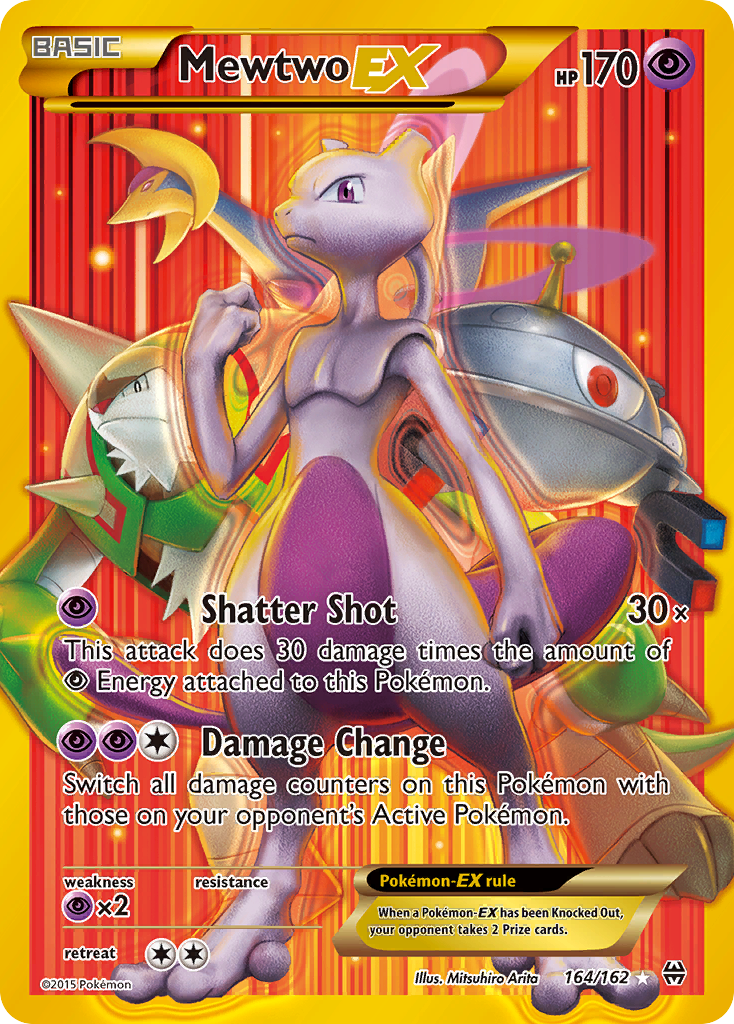 Mewtwo-EX - BREAKthrough - #164 - Pokemon TCG card