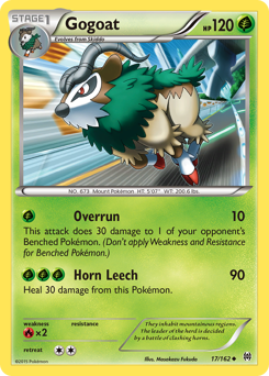 Gogoat - BREAKthrough - #17 - Pokemon TCG card