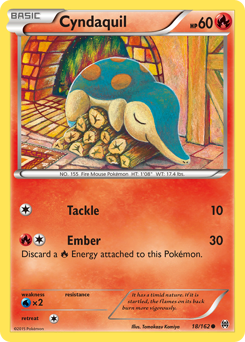 Cyndaquil #18 Cyndaquil - BREAKthrough - #18 - Pokemon TCG card