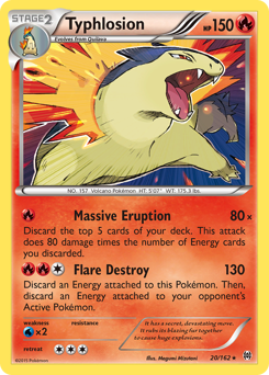 Typhlosion #20 Typhlosion - BREAKthrough - #20 - Pokemon TCG card