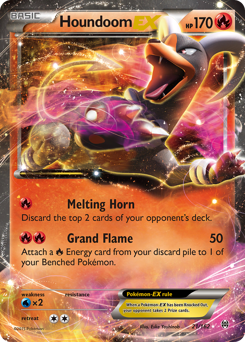 Houndoom-EX #21 Houndoom-EX - BREAKthrough - #21 - Pokemon TCG card