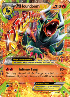 M Houndoom-EX #22 M Houndoom-EX - BREAKthrough - #22 - Pokemon TCG card