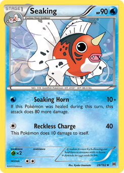 Seaking #28 Seaking - BREAKthrough - #28 - Pokemon TCG card