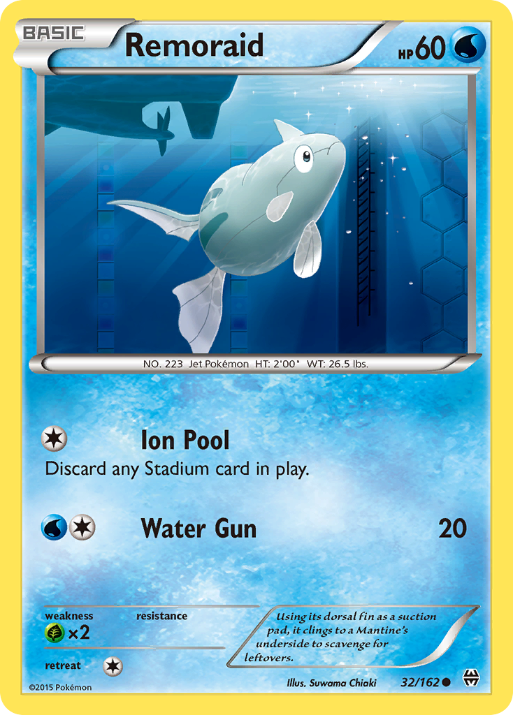 Remoraid - BREAKthrough - #32 - Pokemon TCG card
