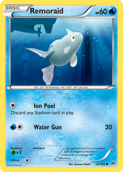 Remoraid - BREAKthrough - #32 - Pokemon TCG card