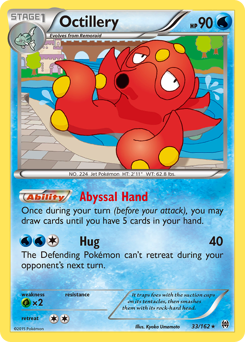 Octillery - BREAKthrough - #33 - Pokemon TCG card