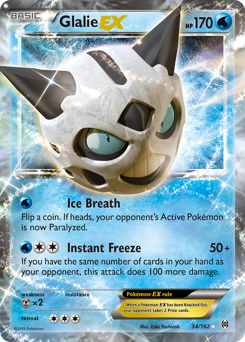 Glalie-EX #34 Glalie-EX - BREAKthrough - #34 - Pokemon TCG card