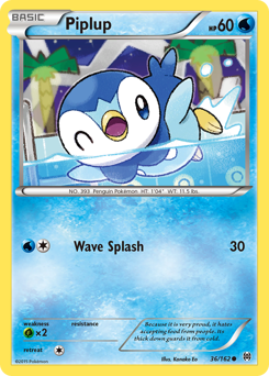 Piplup - BREAKthrough - #36 - Pokemon TCG card