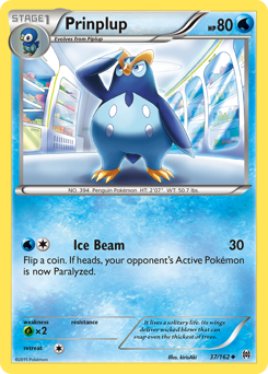 Prinplup #37 Prinplup - BREAKthrough - #37 - Pokemon TCG card
